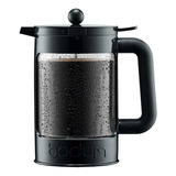 Cafetera Bodum Bean Ice Coffee Doble Tapa 1.5 L Color Black