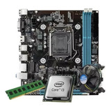 Kit Intel Core I3 +ddr3 8gb Kingston + Placa Mãe H61 Nova