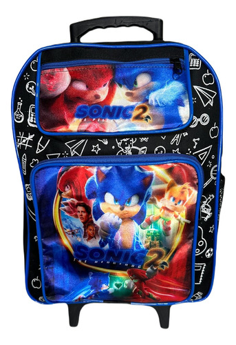 Mochila Infantil Rodinha Escolar Personagem Menino