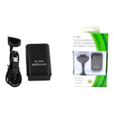 Cargador Batería Xbox 360 Kit Carga Y Juega Xbox 360 + Envio