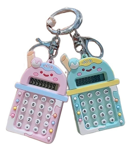 Calculadora Llavero Mini -  Portatil Calculadora Cute Niños