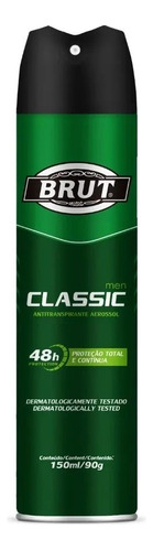 Brut Classic Antitranspirante Masculino 150ml Kit C/5