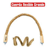 Cuerda Flexible De Yute. Accesorio Para Aves, Loros, Ninfas