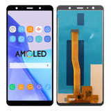 1 Pantalla Táctil Lcd Amoled Para Samsung Galaxy A7 2018