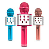 Microfone Bluetooth Sem Fio Youtuber Karaoke Reporter Cores