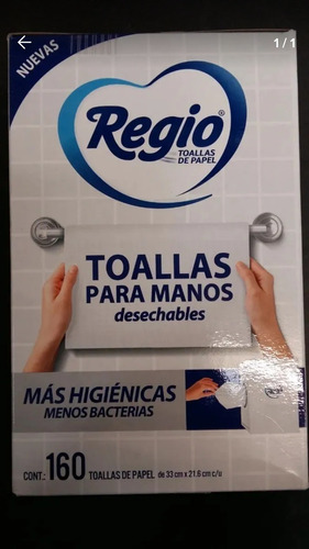Toallas De Papel Desechables Regio - Cont.: 160 Toallas 