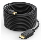 Cable Displayport-dp A Hdmi 4k De 50 Pies, Puerto De Pantall