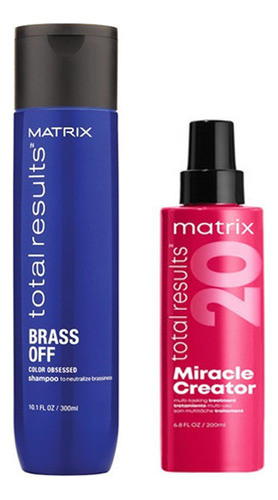 Shampoo Tonos Cobrizos Matrix  + Spray Miracle Creator