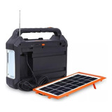 Kit Luz De Emergencia Panel Solar Parlante Bluetooth Fm Usb