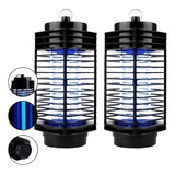 Pack X2 Farol Mata Mosquitos Con Luz Uv Mata Mosca Farol