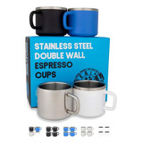 Real Deal Steel  Little Sipper 3 Oz Insulated Espresso Cu...