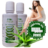 Kit 2un Hidratante Rosto, Copo Puro Gel De Babosa Aloe Fresh