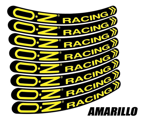 Calcos Para Llantas Moto 17  Pack 8 Stickers -  Laminadas!