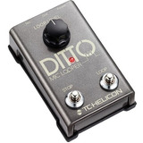 Tc Helicon Pedal Ditto Mic Looper Para Microfono True Bypass Color Gris