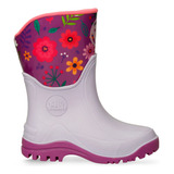 Botas De Lluvia Morado Bubblegummers Queli Niña