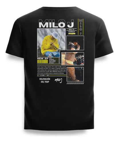 Playera Milo J Bzrp - Camilo J 511 - La Revelación Del Trap | Meses sin interés