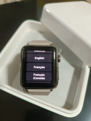 Apple Watch Serie 1, A1553, 38 Mm, Cristal Zafiro, Retina