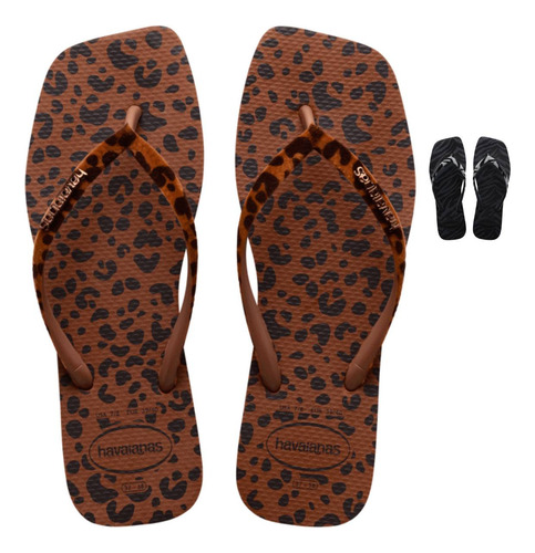 Chinelo Havaianas Slim Square Velvet Quadrado Original