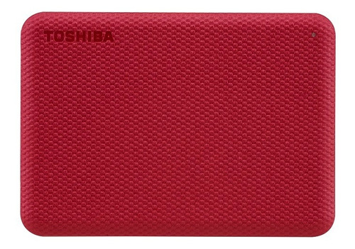 Disco Duro Externo Toshiba 2tb Canvio Advance Rojo