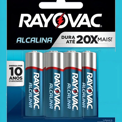 Pilha AA Rayovac Alcalina Cilíndrica Kit 6 Unidades | MercadoLivre