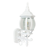 Farol De Pared Para Exterior E27 Siena Blanco 26w Tecnolite