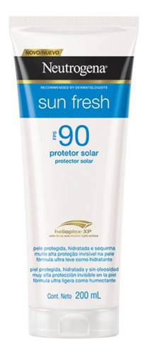 Neutrogena Protetor Solar Sun Fresh Fps90 200ml 