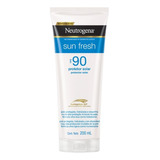 Neutrogena Protetor Solar Sun Fresh Fps90 200ml 