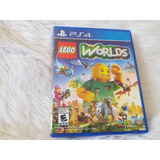 Juego Ps4 Físico Lego Worlds Impecable 