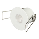 Mini Spot Led Redondo Blanco 1,5w 220v Luz Cálida 3000k 