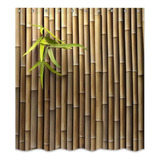 Cortina De Ducha De Bambú Impresa En 3d