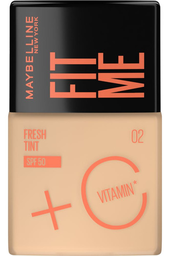 Base De Maquillaje Fit Me Fresh Spf50 T02 Maybelline