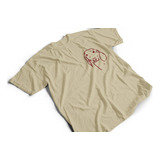 Camiseta Algodón Con Logo Escudo Perro Salchicha Dachshund