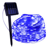 Tira De Luces Led Con Panel Solar Impermeables 30 M (2 Pzs.)