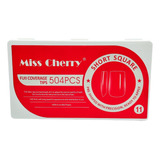 Caja Tips Miss Cherry Completos (press On) Cristal 504 Pzs