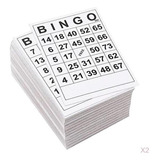 6 Tarjetas Bingo 1 En Una Sola 120 Hojas Tarjetas .