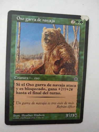 Oso Garra De Navaja - Razorclau Bear - Portal Second Age