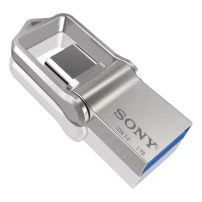 Usb Sony Mini 1 Tb Flash Pendrive Alta Velocdad Tipo C Doble Color Plateado Plateado | Envío gratis