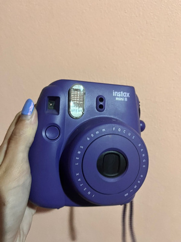 Camara Instax Mini 8 Fujifilm Instantanea Lila