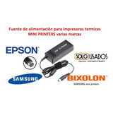 Fuente Impresoras Térmicas 24v, 2,15 A, Bixolon, Epson, Ibm