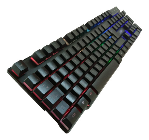 Teclado Gamer Iluminación Led Color Negro Conexión Usb An3