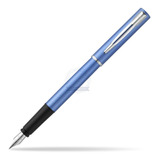 Lapicera Pluma Fuente Waterman Allure Blue Ct - Fine