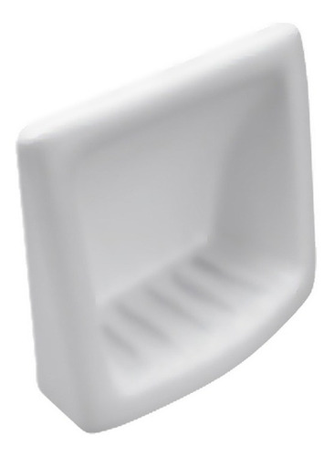 Accesorio Baño Jabonera Ferrum Clasico Porcelana Blanco