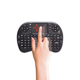 Mini Teclado Inalambrico Qwerty Con Touch Pad Recargable