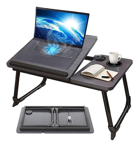 Porta Laptop Auxiliar Mesa Tabla Escritorio Plegable De Cama