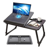 Porta Laptop Auxiliar Mesa Tabla Escritorio Plegable De Cama