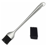 Jxs Silicone Sauce Basting Brush, 12 Inch Sturdy Bbq Bas