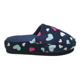 Pantuflon De Mujer Estampada Plush A510