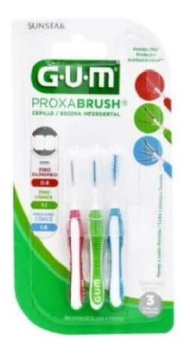 Cepillo Interdental Proxabrush Gum C/3 Piezas