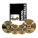 Meinl Pac141820 Paquete Platillos 14 18 20 Pulgadas Batería Color Dorado Oscuro