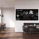 Adesivo Lettering De Café 1,70m X 0,85m